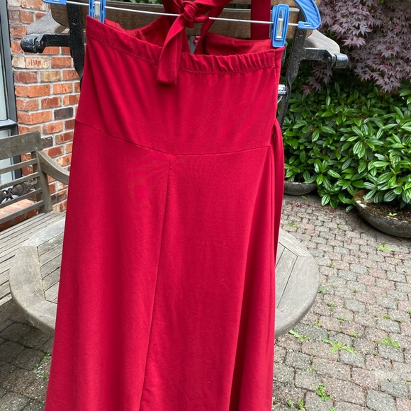 Red Dress with Bra Padding Size Large - Picture 7 of 8